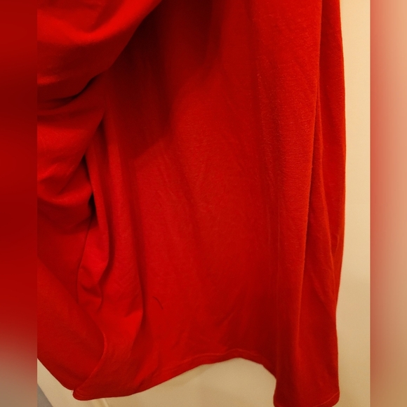 Berydress Cherry Red Wrap Tie Front Dress Size Small - Picture 6 of 9